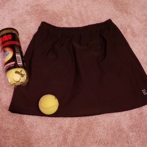 Black nike tennis skort medium